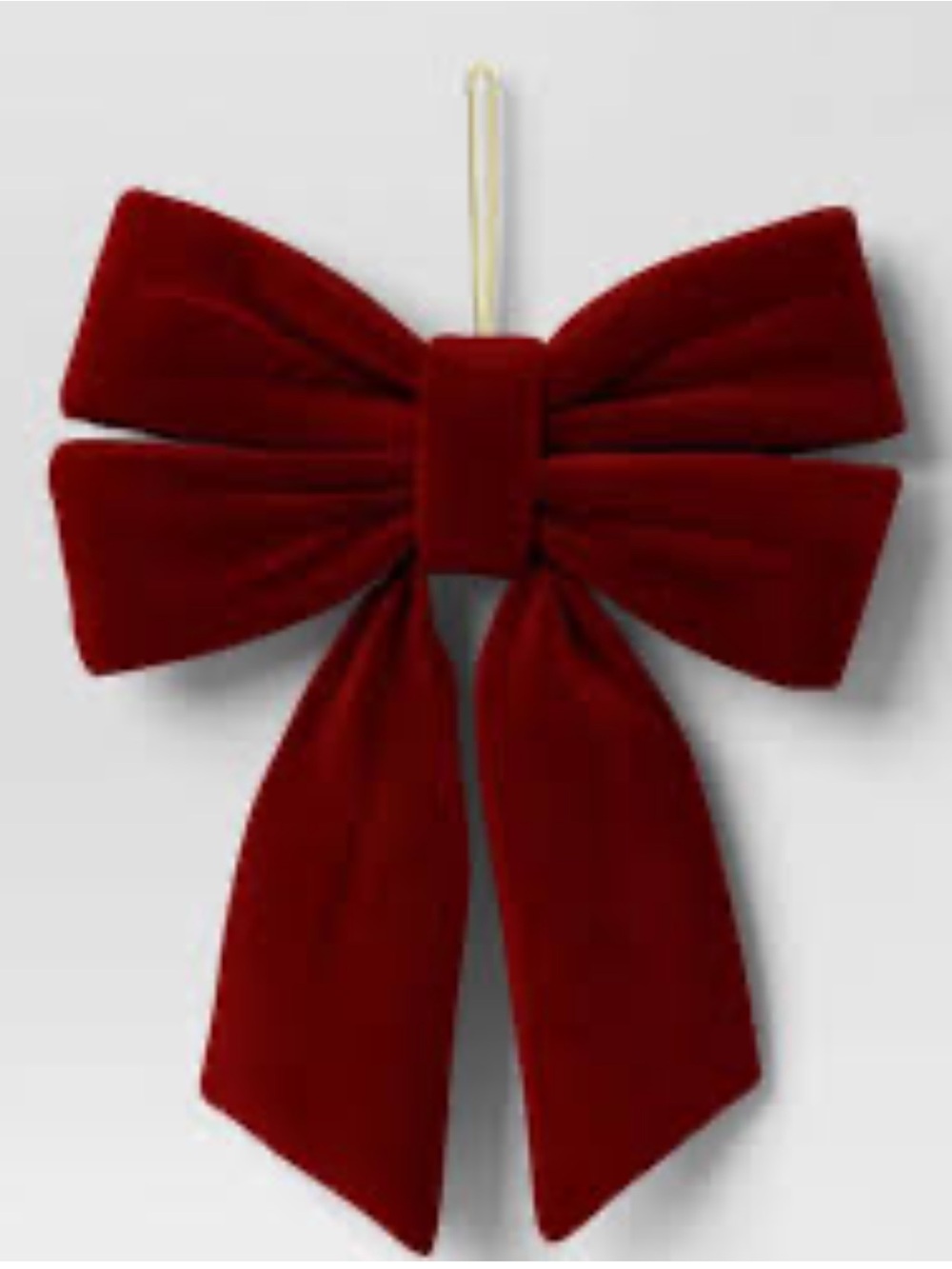 12 Inch Large Single Christmas Decorative Bow Burgundy - Wondershop™ - NWT